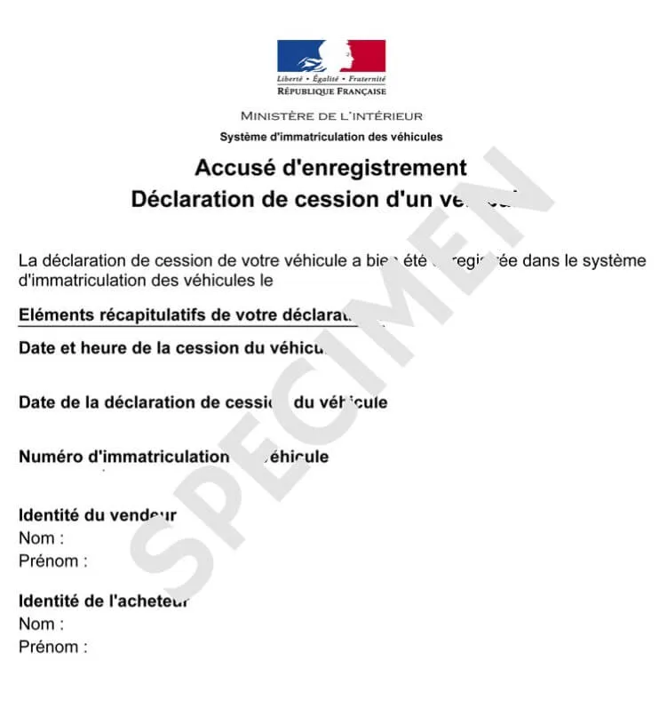 CG - Enregistrement de cession